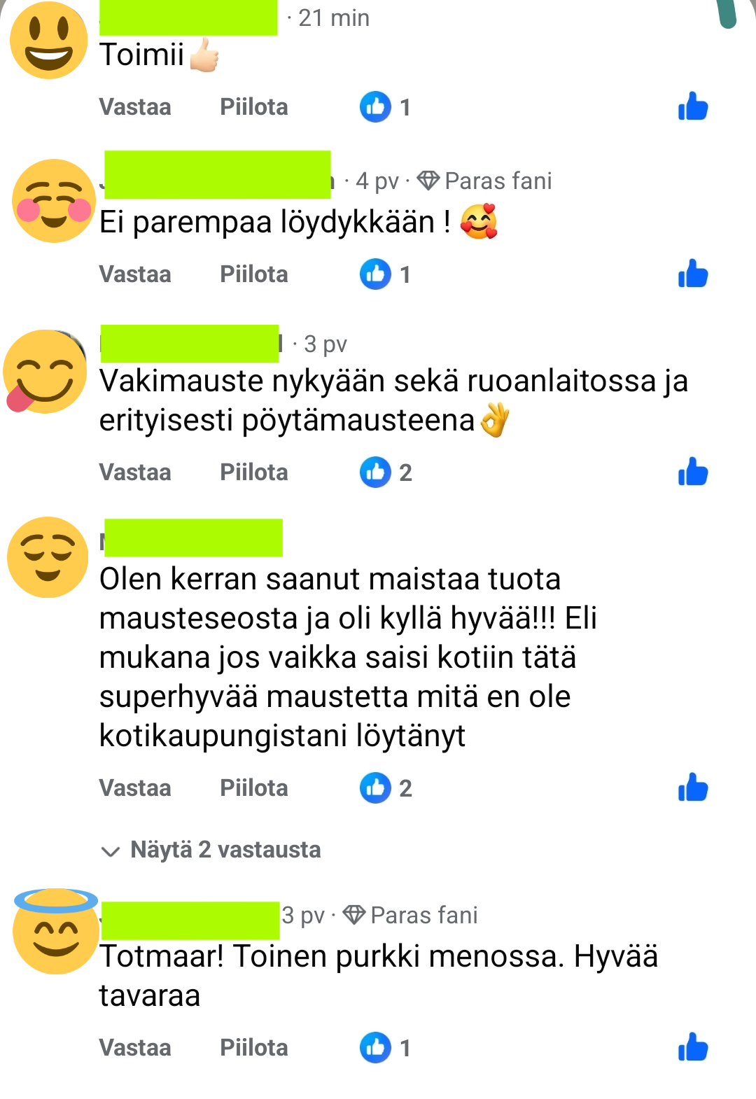 Käyttäjien mielipiteitä norjalaisesta Gastromat maustesuolasta.